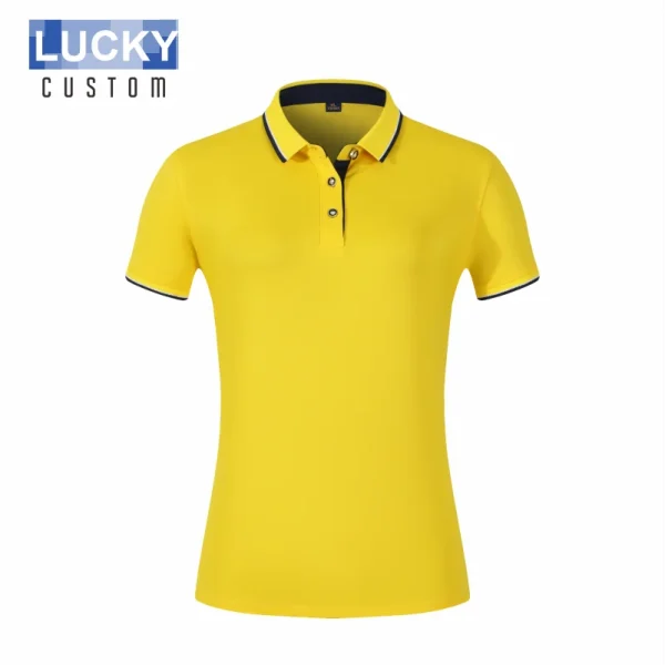 Vibrant Women's Slim Fit Short Sleeve Golf Polo Shirt for Stylish Business Casual - Image 2