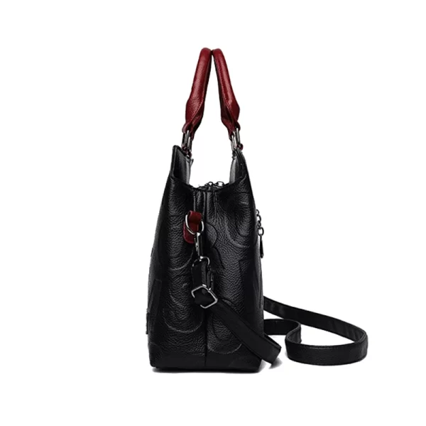 Luxury PU Leather Crossbody Bag for Women Large Capacity Travel Tote - Image 2