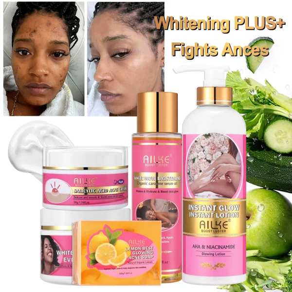 Revitalize Your Skin with 's 5-in-1 Natural Cleansing Set for Radiance and Moisture - Image 3