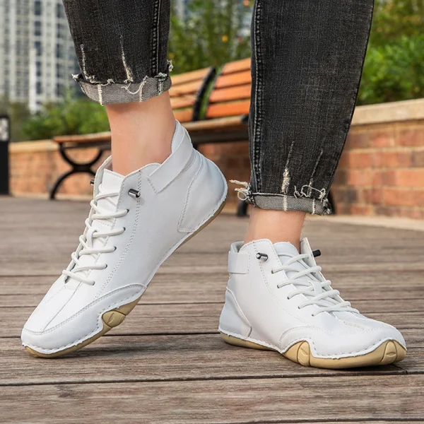 Luxury Waterproof Leather Sneakers and Ankle Boots for Men Online - Image 5