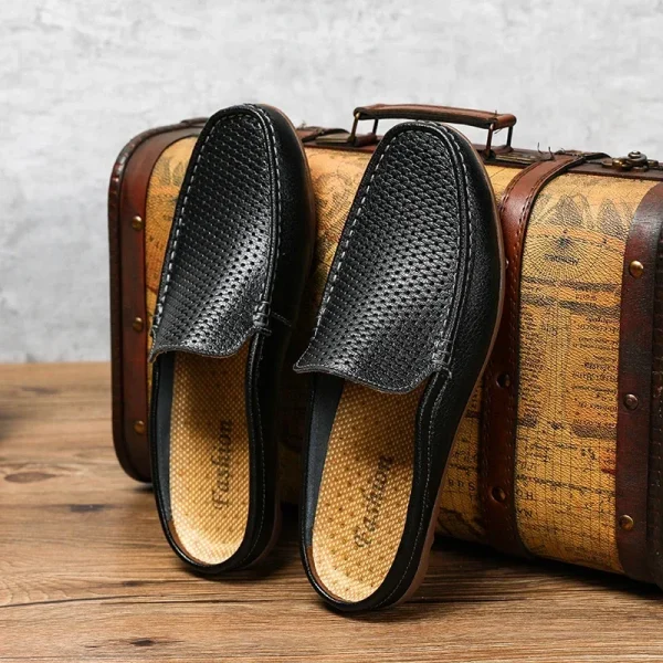 Luxury Men's Moccasins Size 46 47 Casual Formal Summer Loafers - Image 4