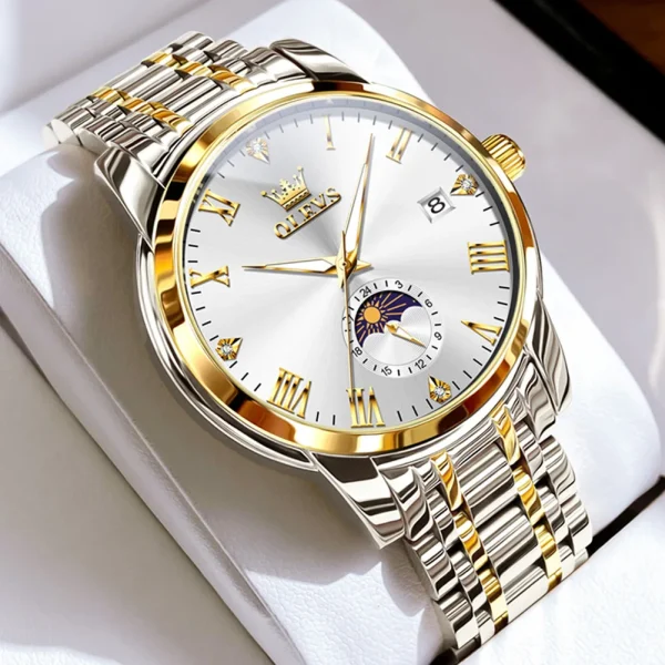 gold white