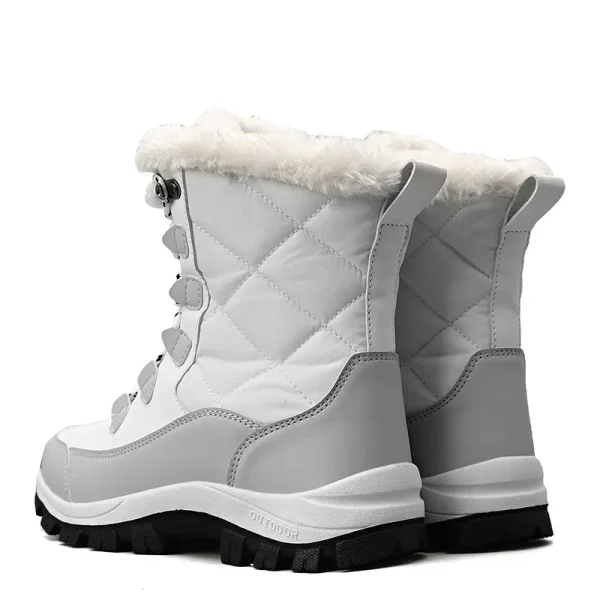 Women's Waterproof Winter Ankle Boots with Thick Fur and Non-Slip Sole - Image 2