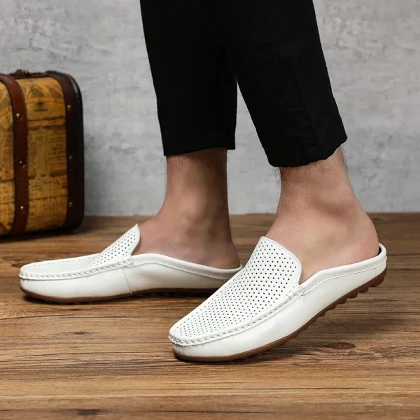 Luxury Men's Moccasins Size 46 47 Casual Formal Summer Loafers - Image 2