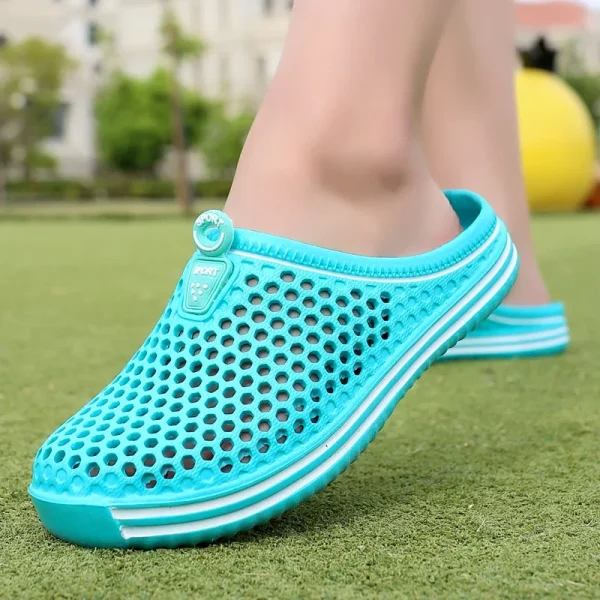 Comfortable Men Pool Sandals Slip On Water Slippers for Summer Beach - Image 4