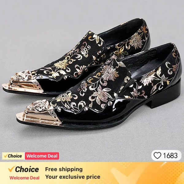 Luxury Summer Pointed Mesh Shoes for Men Breathable Office Dress Wear - Image 2