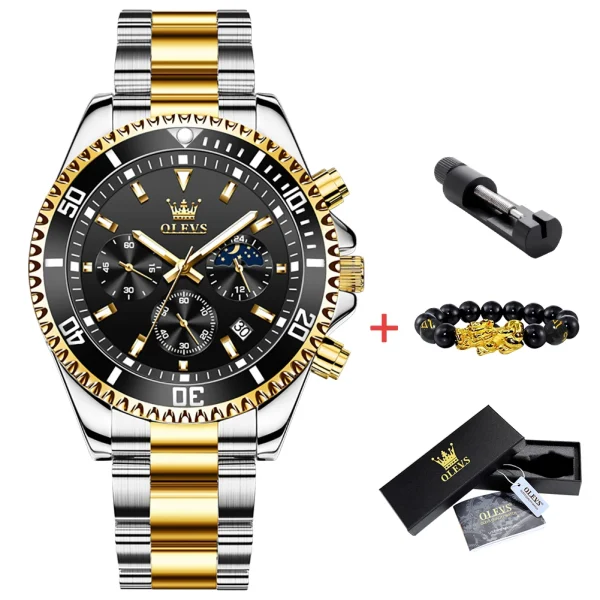 gold black