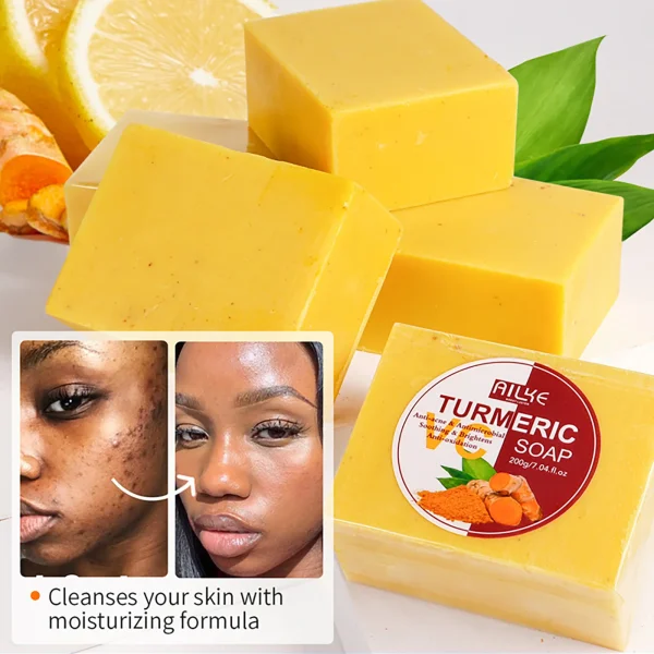  Organic Turmeric Skin Care Set: Brighten, Cleanse, and Revitalize Your Skin Naturally! - Image 3