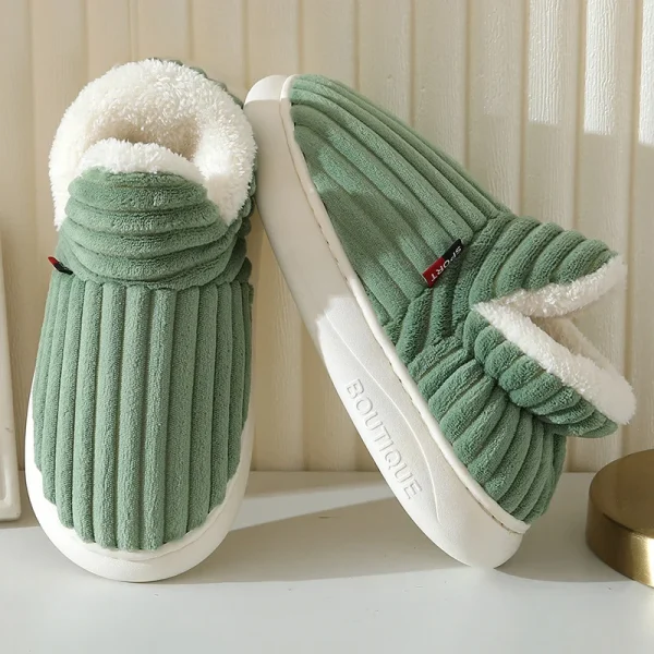 Cozy Shevalues Winter Men Slippers Soft Plush Indoor Fur Boots - Image 5