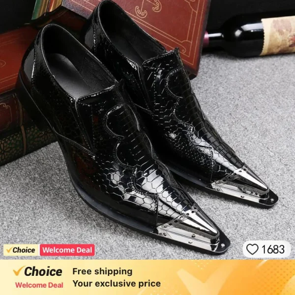 Luxury Summer Pointed Mesh Shoes for Men Breathable Office Dress Wear - Image 4