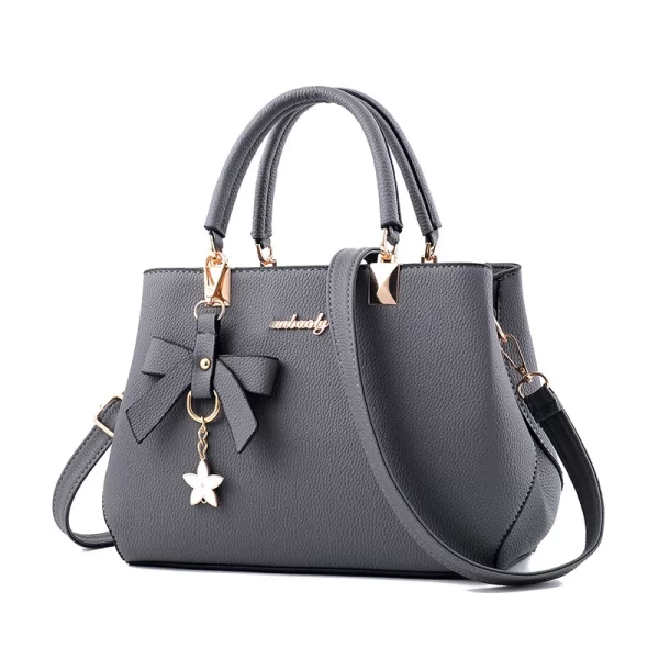 Elegant Women Messenger Bags with Flower Pendant for Office Style - Image 2