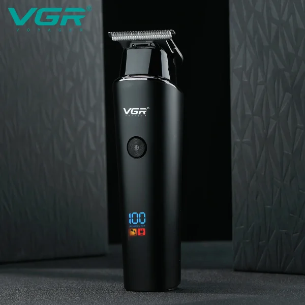 VGR V937 Professional Cordless Hair Trimmer with LED Display Rechargeable - Image 6