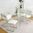Whtie silver 5 Piece