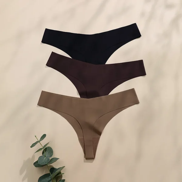 Premium Seamless Wireless Bras & Underwear Set in Stylish Ice Silk - Image 3