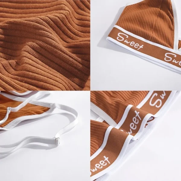 V-Shaped Bra and Bikini Panty Set - Image 5