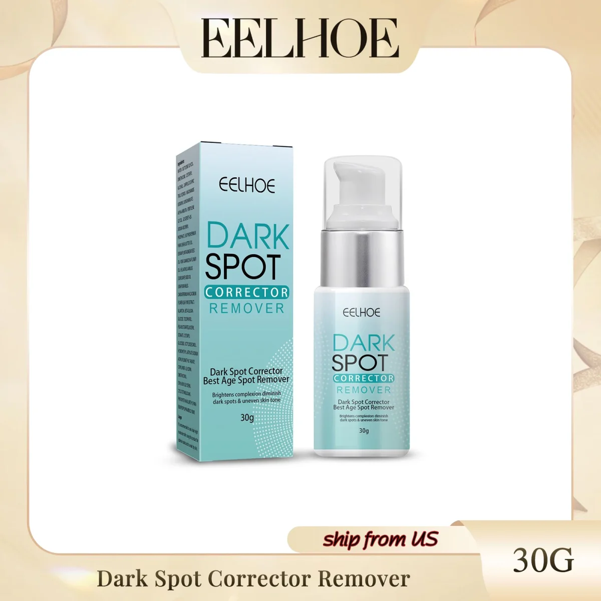 kf Sa4c77f79d94e4d2f8f6b557564aa769eP Eelhoe Dark Spot Corrector - Moisturizing Skin Treatment 30g Boxed
