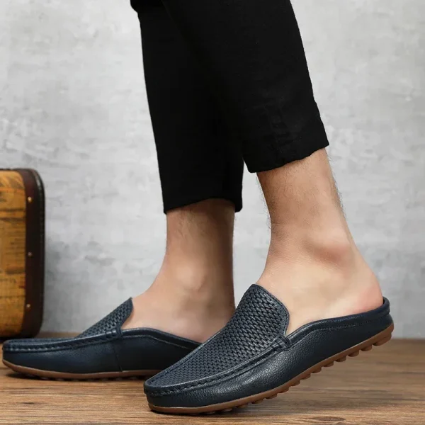 Luxury Men's Moccasins Size 46 47 Casual Formal Summer Loafers - Image 5