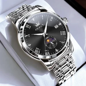 silver black