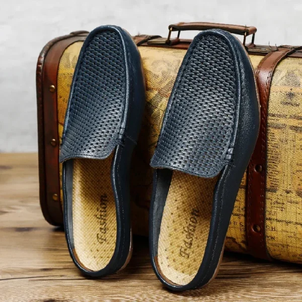 Luxury Men's Moccasins Size 46 47 Casual Formal Summer Loafers - Image 6