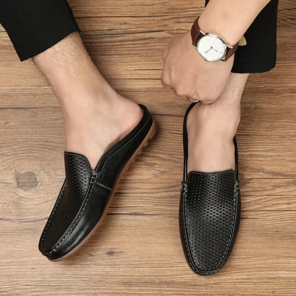 Luxury Men's Moccasins Size 46 47 Casual Formal Summer Loafers - Image 3