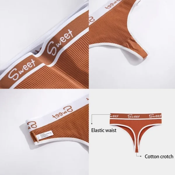 V-Shaped Bra and Bikini Panty Set - Image 4