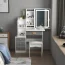 Mirror White Grey